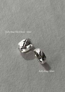 Rings: Kelly Ring Thick Band - Silver