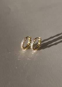 Mothers Day: Dahlia Hoops - Gold