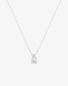 Iriss Necklace Pear - Silver