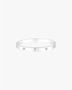 Blanca Bangle - Silver (New Version)