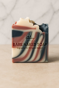 RED & BLACK Bare Naked Soap
