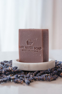 PURPLE CLAY & LAVENDER Bare Naked Soap