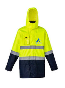 Products: 4 in 1  wet weather jacket Yellow/Navy