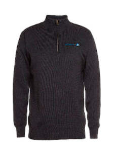 Products: Corporate 1/2 zip jumper Charcoal