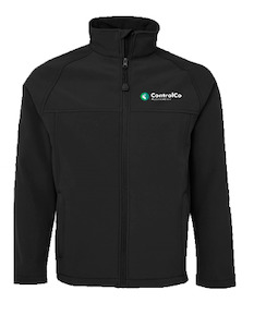 Mens soft shell layered jacket Black