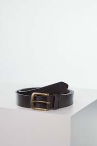 Belts: Baywood Tumbled Leather Belt