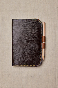 Parisian Leather Mini Notebook