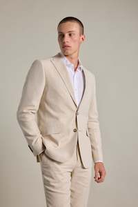 William Texture Linen Blazer