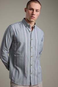 Huntley Striped Oxford Shirt