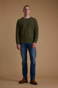 Mens Knitwear: Layton Cotton Crew