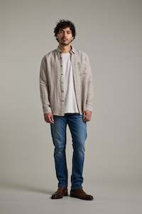 Mens Shirts: Delano Linen Shirt