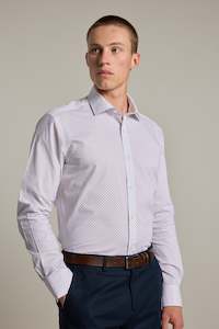 Foster Print Business Shirt