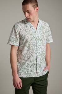Myrtle Print Cuban Shirt