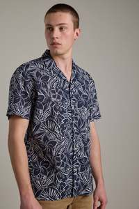Myrtle Print Cuban Shirt