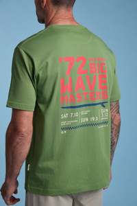 Mens Tees: 72 Wave Masters Print Tee