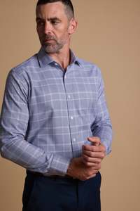 Business Shirts: Kenmore Check Business Shirt