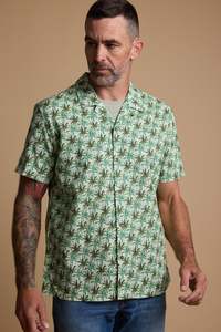 Arcola Print Cuban Shirt