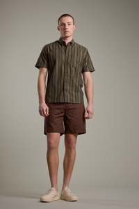 Mens Short Sleeve: Houston Stripe Shirt