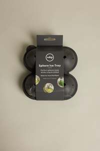 Ice Tray Sphere Marble Black