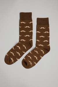 Moustache Sock