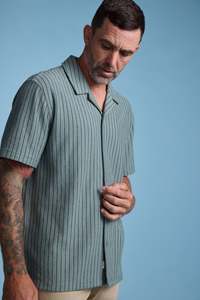 Diego Stripe Cuban Shirt