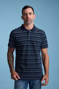 Dalton Stripe Polo
