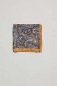 Parisian Paisley Pocket Square