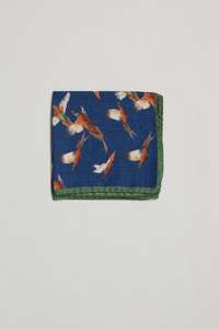 Mens Accessories: Parisian Pheasant Pocket Square