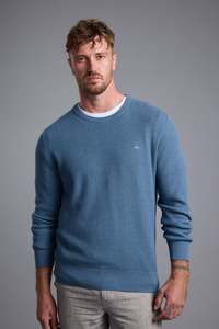 Mens Knitwear: Anchorline Cotton Crew