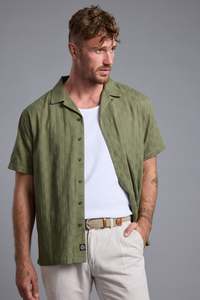 Cuban Collar Shirts: Otis Stripe Cuban Shirt