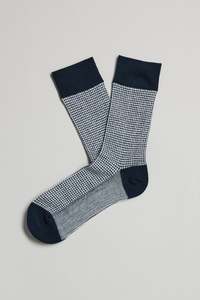 Houndstooth Check Sock