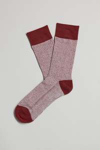 Houndstooth Check Sock