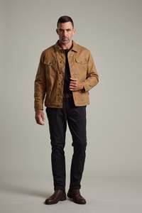 Benson Waxed Cotton Sherpa Jacket