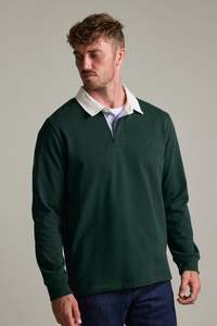 Mens Sweatshirts Hoodies: Lancaster Long Sleeve Rugby Jersey