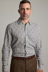 Mens Shirts: Gustine Print Shirt