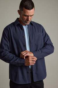 Mens Overshirts: Lone Canvas Overshirt