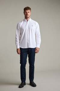 Mens White Shirts: Maynard Oxford Shirt
