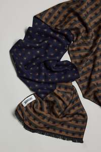 Desmond Check Rayon Scarf