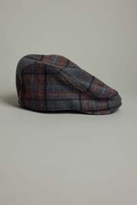 Alva Check Flat Cap