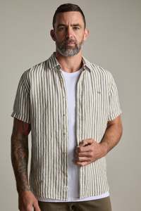 Gentry Stripe Linen Shirt