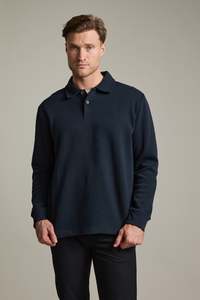 Best Sellers: Douglas Long Sleeve Polo Sweat