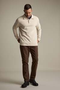 Douglas Long Sleeve Polo Sweat