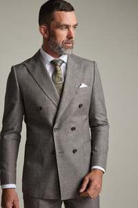 Linden Texture Double Breasted Blazer