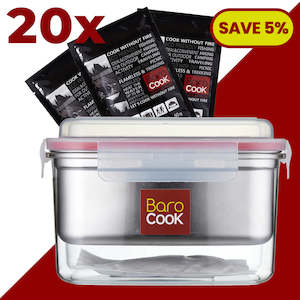 Containers: Container 1200ml with 20-pack of 50g Heating Packs