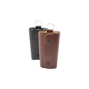 Products: Baron Double Sided Leather Key Ring Holder 8225