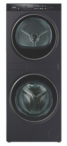 Products: Haier Laundry Centre 12kg Front Load Washing Machine + 9kg Heat Pump Dryer HLC1290CTB1