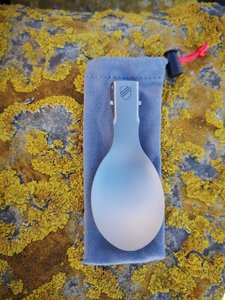 Products: Titanium Folding Spoon - Barrett Outdoors