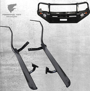 Products: POWERFUL Bullbar Side Steps Side Rails For Toyota Hilux Revo 2015-2018 Bartle 4wd Solution