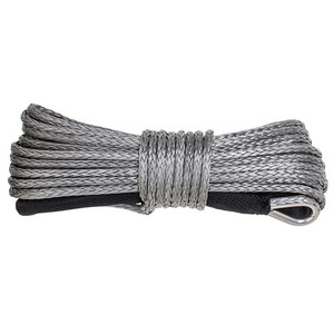 Products: Synthetic Winch Rope - 30m x 10mm - Grey Bartle 4wd Solution