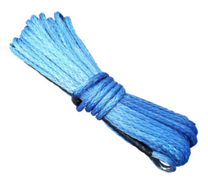 Synthetic Winch Rope - 30m x 10mm - Blue Bartle 4wd Solution